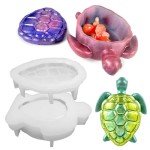 Sea Turtle Resin Mold with Lid for Crafts