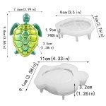 Sea Turtle Resin Mold with Lid for Crafts