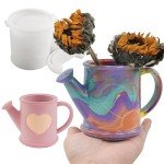 Watering Can Candle Holder Silicone Mold