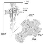 Large Cross Silicone Resin Molds for Art
