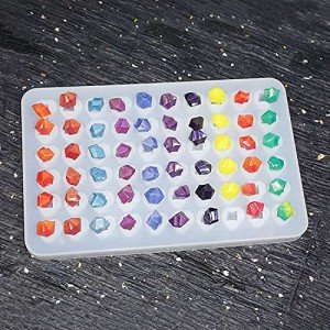 Silicone Mold for Resin Art: 60 Crystals