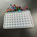 Silicone Mold for Resin Art: 60 Crystals