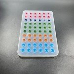 Silicone Mold for Resin Art: 60 Crystals