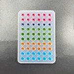 Silicone Mold for Resin Art: 60 Crystals