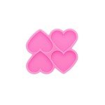 Shiny Heart Silicone Molds for Resin Crafts