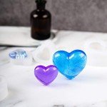 Silicone 3D Heart Shape Molds for Resin Art