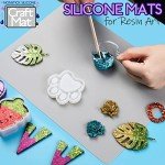 Silicone Mats for Resin Crafts - 2 Pack