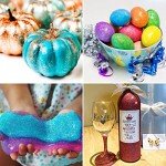 Blue Silver Glitter Set for Resin Art 6 oz