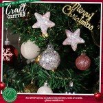 LEOBRO Iridescent White Chunky Glitter for Crafts