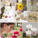 100 Pcs Black Dried Flowers for Resin Art