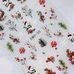 Christmas Nail Art Stickers – Snowflakes & Snowmen