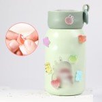 100 Pcs Clear Resin 3D Cup Stickers