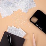 24 Pack Silver Resin Alphabet & Number Stickers