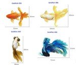 10 Sheets 3D Koi Fish Stickers for Resin Art