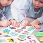 EAPHANT Kids Diamond Art Stickers - 44 Designs