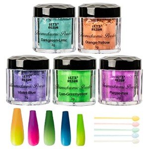 Thermochromic Pigment Powder - 5 Color Set!