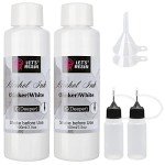 White Alcohol Ink for Resin Crafting (2 Bottles)