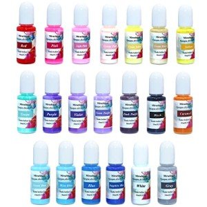 Pastel Alcohol Ink Set for Resin Art, 20 Colors
