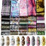 300 Sheets Floral Nail Art Foil Set