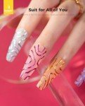 3D Nail Foil Glue Gel for Art and Designs