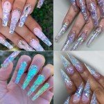 12 Color Iridescent Holographic Nail Glitter Flakes