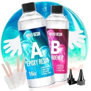 Crystal Clear Epoxy Resin Kit for DIY Crafts