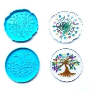Tree of Life & Dandelion Resin Coaster Molds