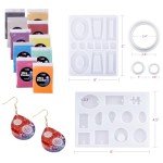 Beginner's Resin Jewelry Making Kit with Molds