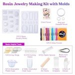 Beginner's Resin Jewelry Making Kit with Molds