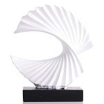 GAOSHENG Wave Statue (C) – Resin Art Piece