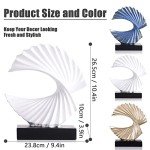 GAOSHENG Wave Statue (C) – Resin Art Piece