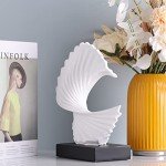 GAOSHENG Wave Statue (C) – Resin Art Piece