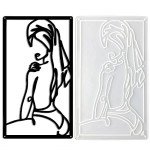 Minimalist Resin Line Art Wall Decor