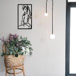 Minimalist Resin Line Art Wall Decor