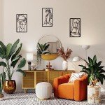 Minimalist Resin Line Art Wall Decor