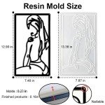 Minimalist Resin Line Art Wall Decor