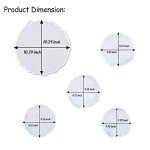 Silicone Resin Molds Set: Large Tray & Coasters