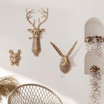 Resin Rabbit Wall Mount Decor for Any Room