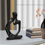 Abstract Thinker Resin Statue for Home Decor