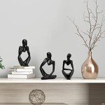Abstract Thinker Resin Statue for Home Decor