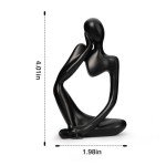Abstract Thinker Resin Statue for Home Decor