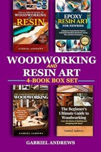 Resin Art and Woodworking 4-Book Set