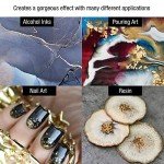 Metallic Gold Leaf Flakes for Resin Art