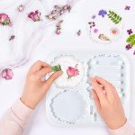 Silicone Resin Coaster Molds with Holder