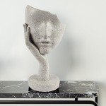 Abstract Thinker Statue - Modern Resin Art Decor