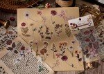 Botanical Stickers Set - 320 Pressed Flower Decals