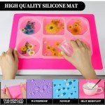 3-Pack Silicone Mats for Resin Art Projects