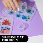 3-Pack Silicone Mats for Resin Art Projects