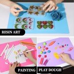 3-Pack Silicone Mats for Resin Art Projects