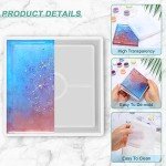 8-Piece Resin Coaster Molds Set - Square & Hexagon